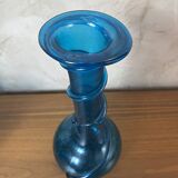 Blue spiral vase