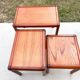 Vintage nesting tables from the 1970s.