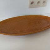 Gien earthenware fish set, 6 plates and a serving dish