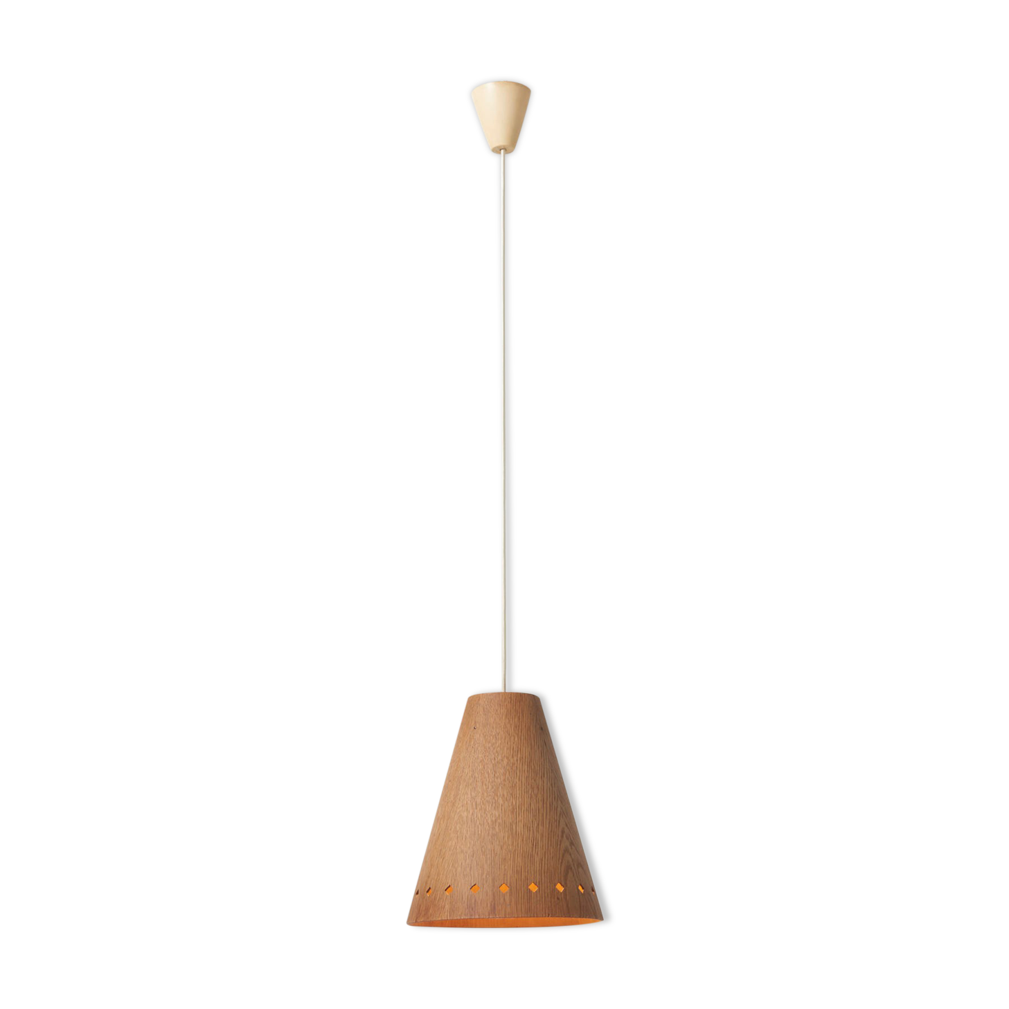 Hanging Lamp Model 565 by Uno & Östen Kristiansson for Luxus, Sweden - 1950's