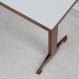 Vintage wood and formica desk/table 1950, set of 2