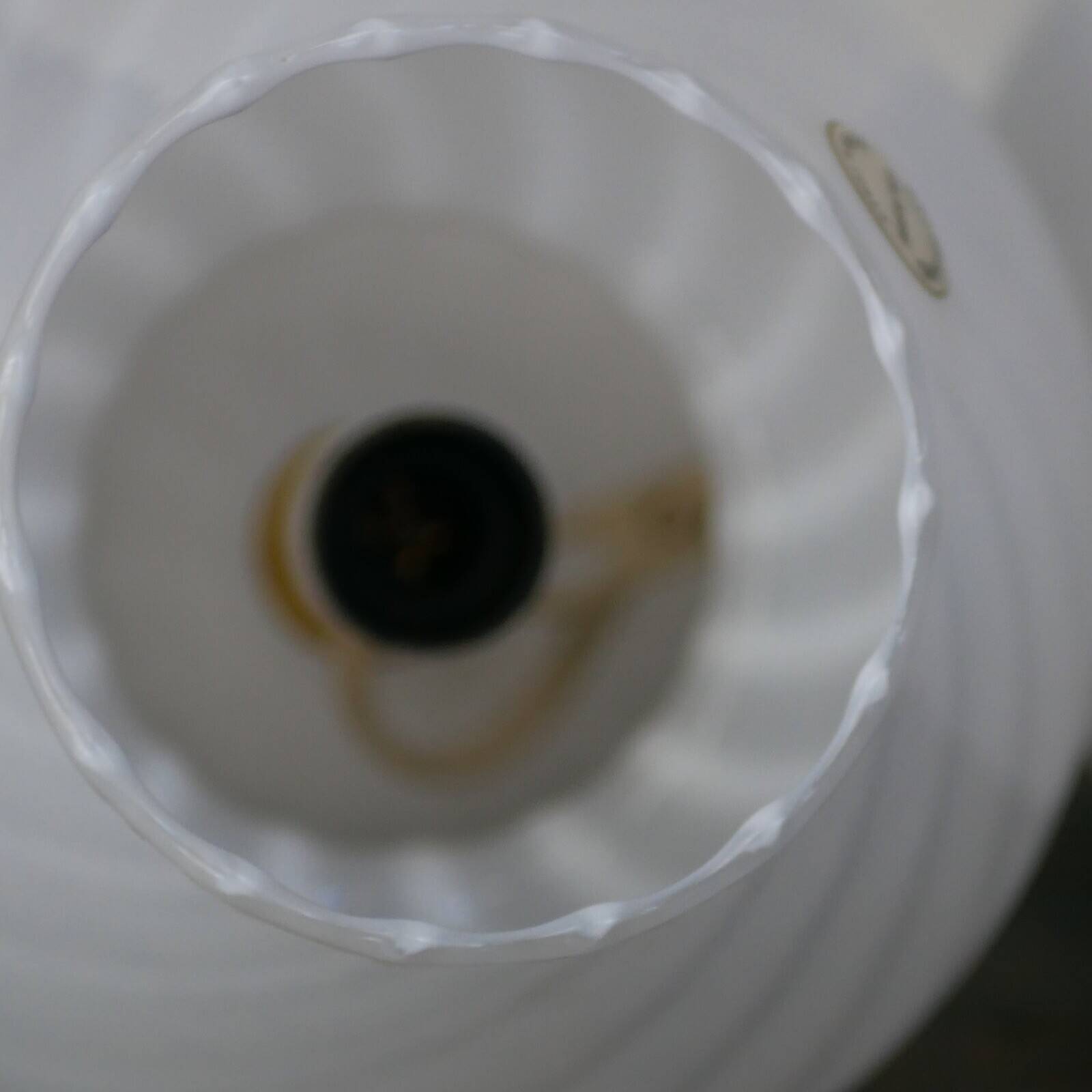 Pair of vintage mushroom table lamps - 1960s - swirled Murano glass - Italian design