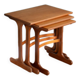Retro Teak 1960s G Plan Mid Century Nest Of 3 Coffee Tables