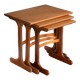 Retro Teak 1960s G Plan Mid Century Nest Of 3 Coffee Tables