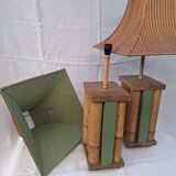 Paire de lampes pagode