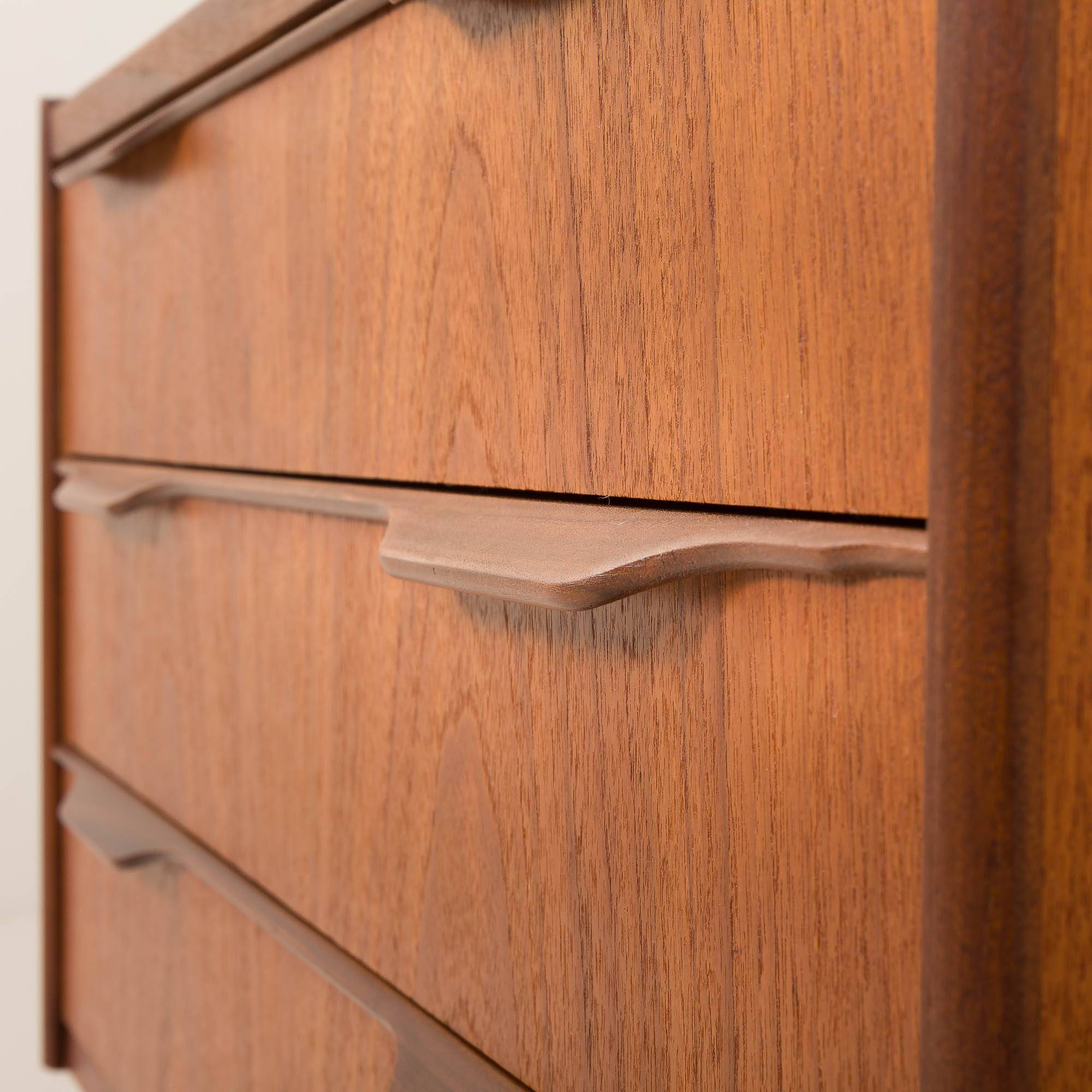 Small Danish teak chest of drawers, 1960s