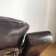 Armchair siesta brown leather by ingmar relling for westnofa