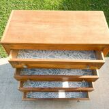 1930s Art Deco chest of drawers with 4 drawers