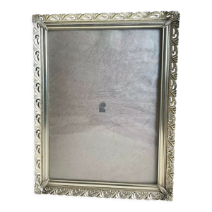 Cadre métal vintage argent coloré