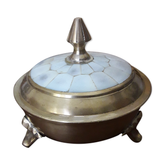 Brass and mother-of-pearl candy