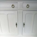 Vintage sideboard revamped in Parisian style.