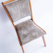 Lot de 4 chaises de salle à manger vintage en bois