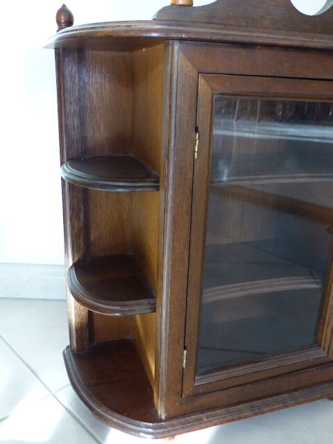 Solid wooden wall shelf