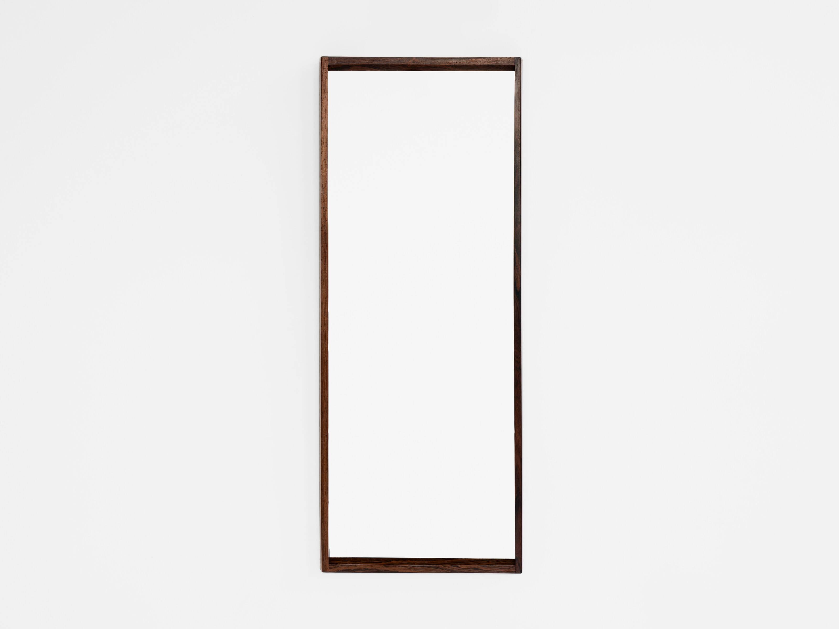 Midcentury Danish mirror in rosewood - Kai Kristiansen for Aksel Kjersgaard