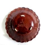 Vallauris style ceramic godron cup