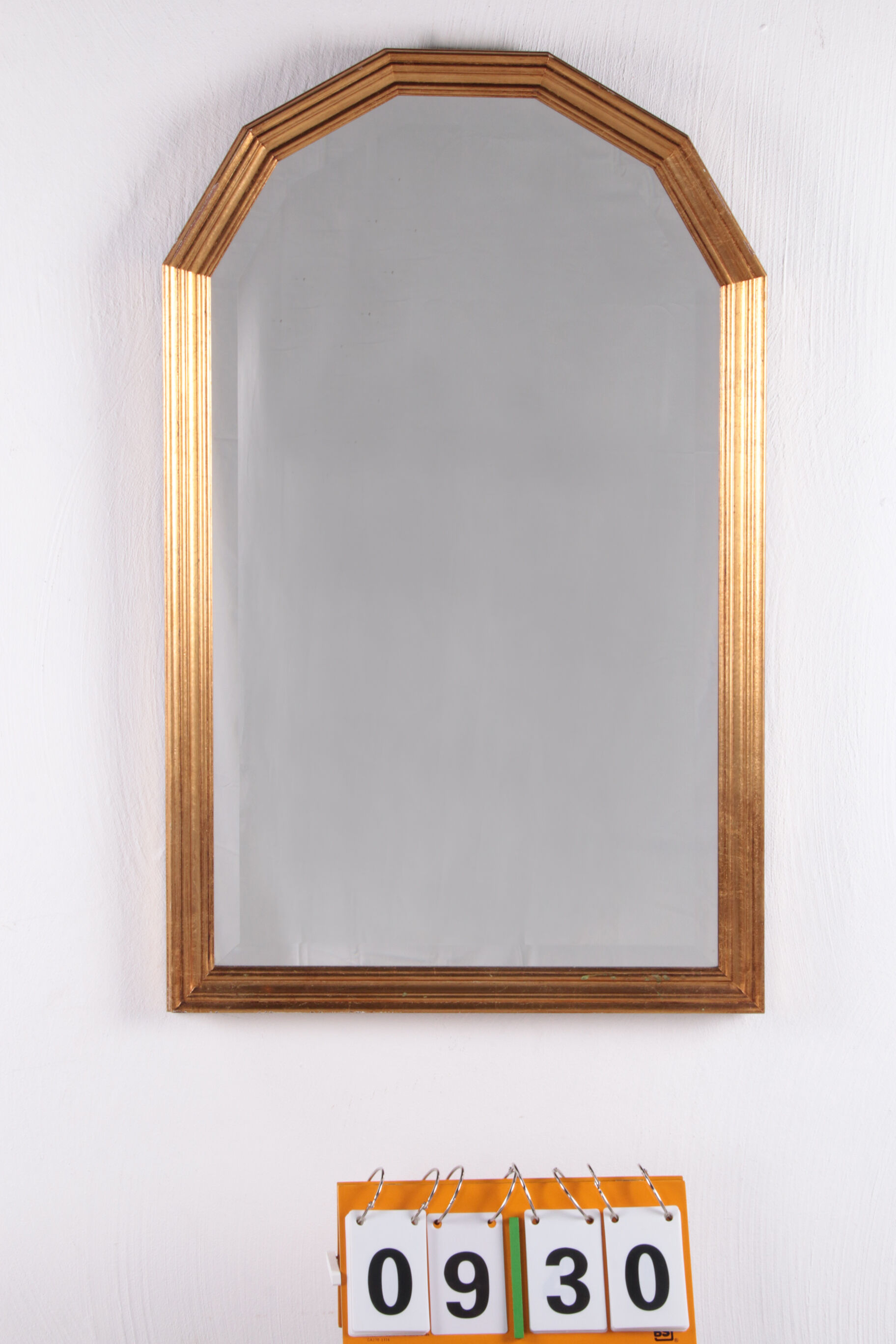 Gold mirror hollywood regency style, 1980