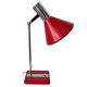 Lampe de bureau italienne en bois et métal 1960