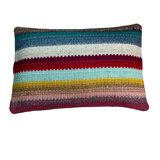 Vintage turkish handmade kilim cushion cover , 30 x 50 cm
