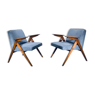 Armchairs design by J. Chierowski vintage, 60S