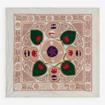 Tapis noué à la main, tapis turc vintage 120x120 cm