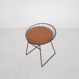 Cees Braakman for Pastoe KM05 metal wire stool, The Netherlands 1958