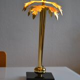 “Palm tree” lamp chandelier Deknudt Belgium