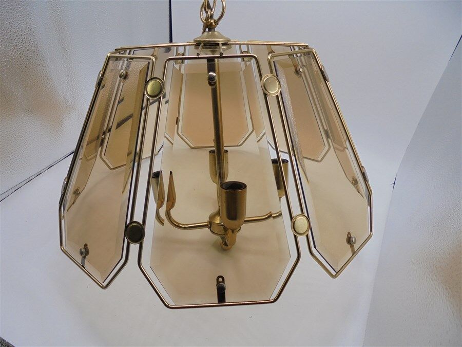 Suspension en verre fumé