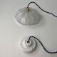 Pair of vintage art-deco pendant lamps