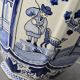 Delft vase, Dutch manufacture, early 20th century