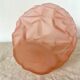 Art Deco vase in pink frosted glass