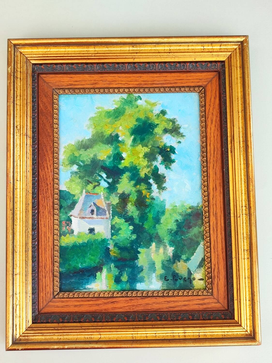 Oil painting by Édouard Jules Eveno