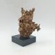 Organic Sculpture Brutalist Modernist Midcentury Gilded Bronze Casting