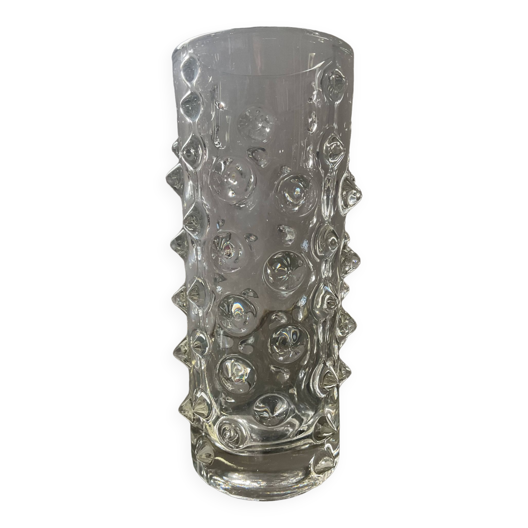 Vintage glass paste vase