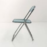 Blue Plia Chair by Giancarlo Piretti for Castelli, 1960