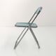 Chaise Plia Bleue par Giancarlo Piretti pour Castelli, 1960