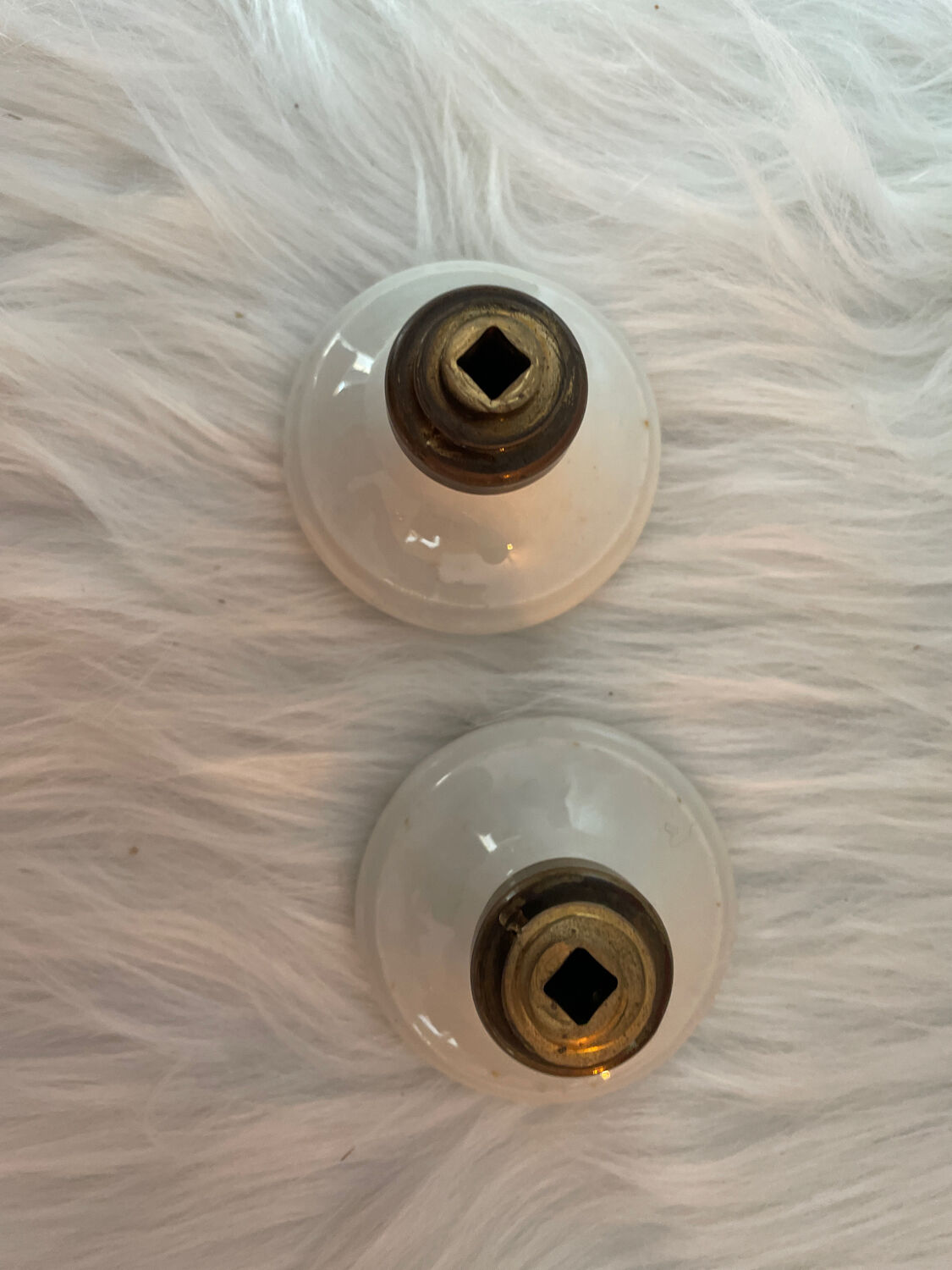 Porcelain door handles