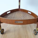 Serving trolley in Teak, Italy, 1950s