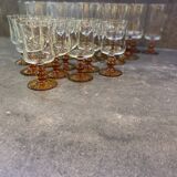 Set of 27 Luminarc stemmed glasses