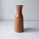 Handmade terracotta vase in terra cotta color
