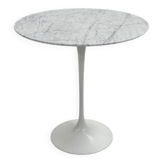 Tulip 51cm marble side table by Eero Saarinen for Knoll, 1960s