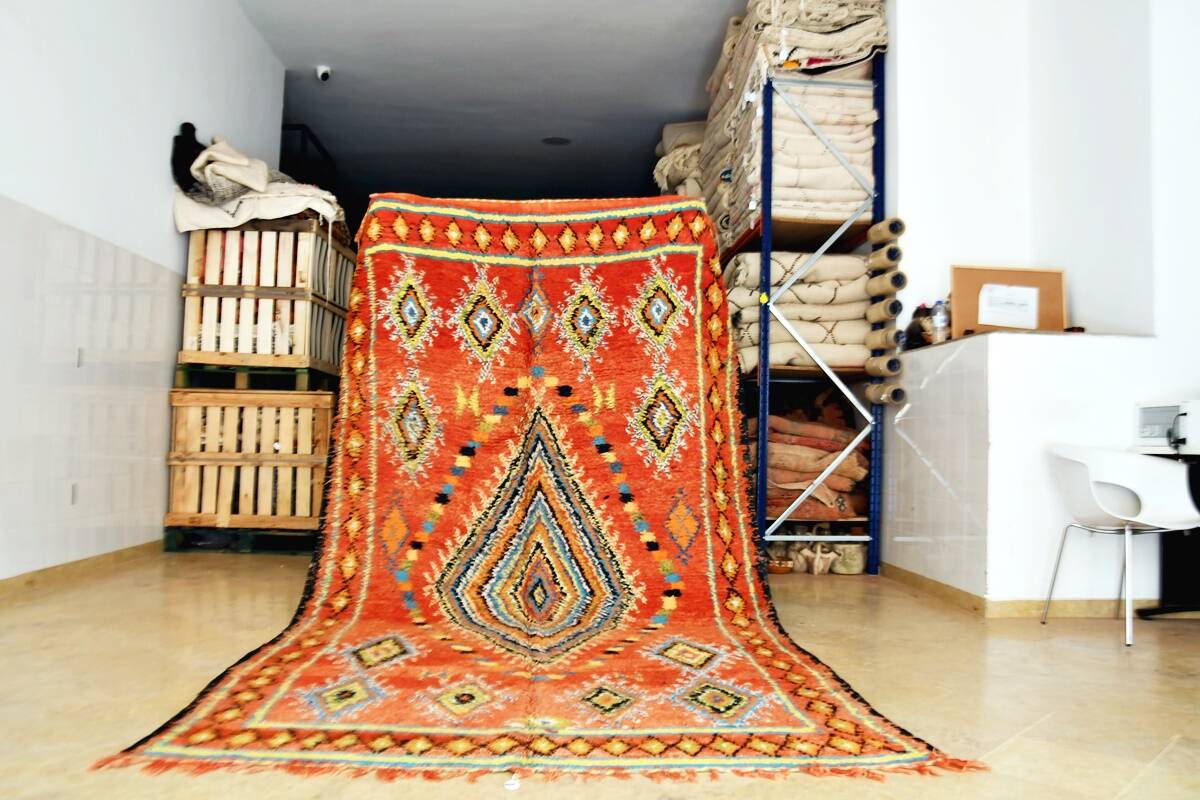 Vintage Boujaad rug 352 x 186 cm
