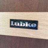 Rosewood dining table lübke 60s