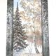 Acrylic painting on marbled paper. Russia. Year 1960.