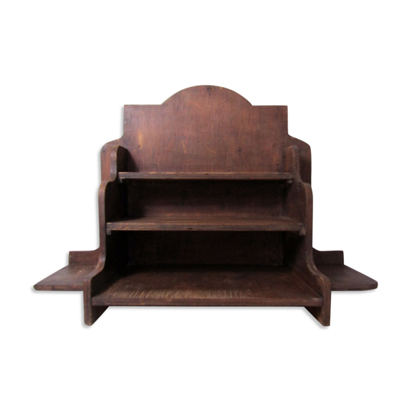 Ancienne étagère en bois format atypique