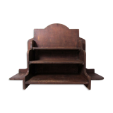 Old atypical wooden shelf