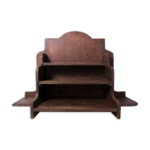 Old atypical wooden shelf