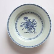 Assiette en porcelaine d'exportation Qianlong, Chine 18e