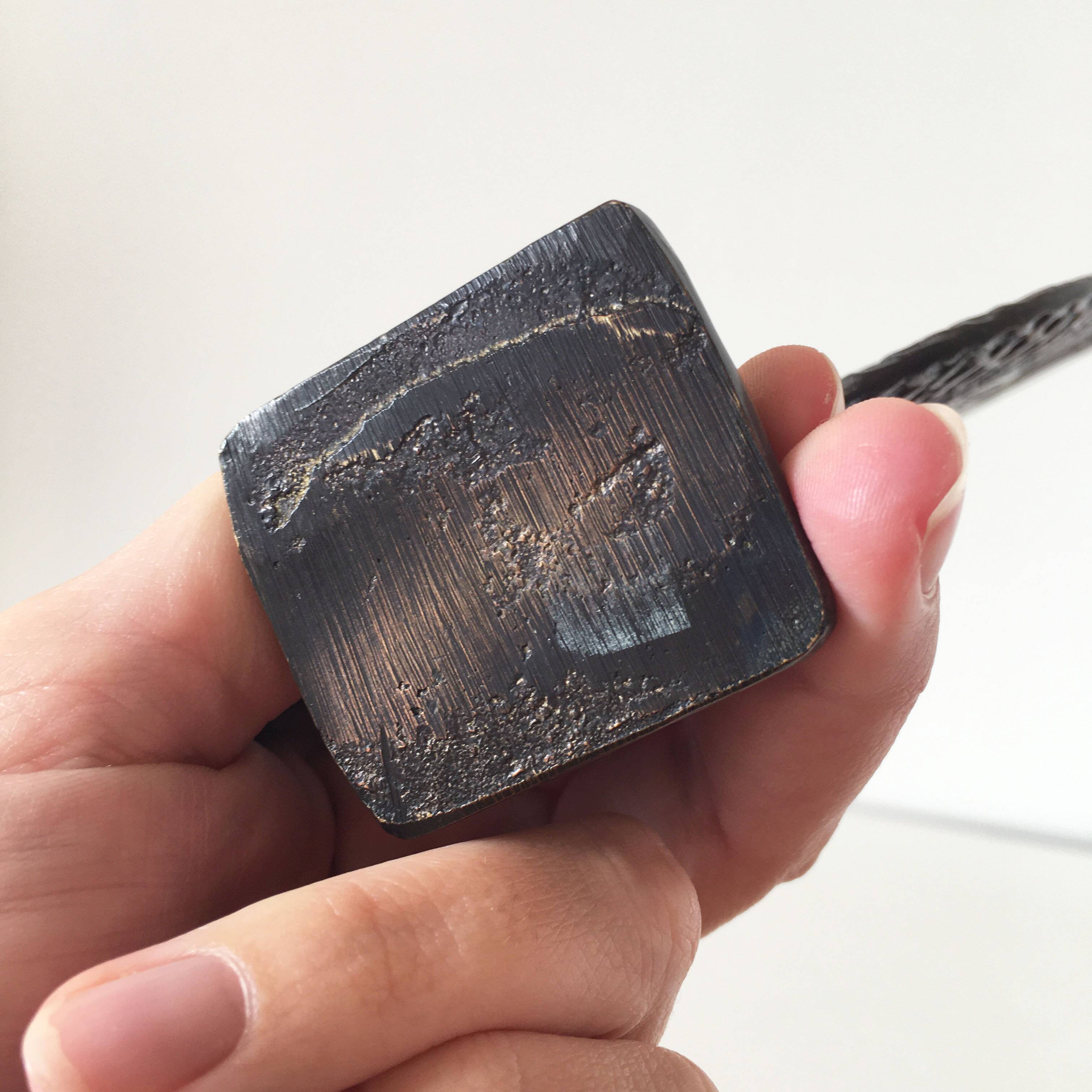 Owl sculpture in gilded brass bronze