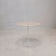 Table d’appoint ovale en marbre par Eero Saarinen pour Knoll