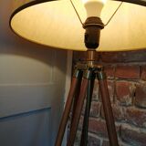Lampadaire trépieds bois